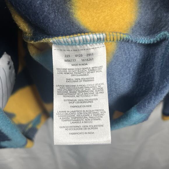 Columbia zing 3 fleece jacket youth XL NEW blue yellow casual outdoor colorful - Picture 6 of 6